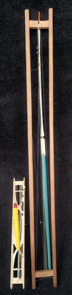 Oude houten DOBBERS, waarvan 1 XXL Vistuig Verzamelobject, Ophalen of Verzenden