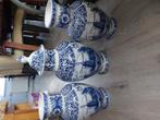 Delfts bleau kast stel, Antiek en Kunst, Ophalen