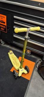 Micro Step  Maxi Deluxe  Geel, Fietsen en Brommers, Steps, Ophalen, Zo goed als nieuw, Gewone step