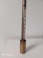 Vintage thermometer messing hoogte 31,5 cm, Antiek en Kunst, Antiek | Gereedschap en Instrumenten, Ophalen of Verzenden