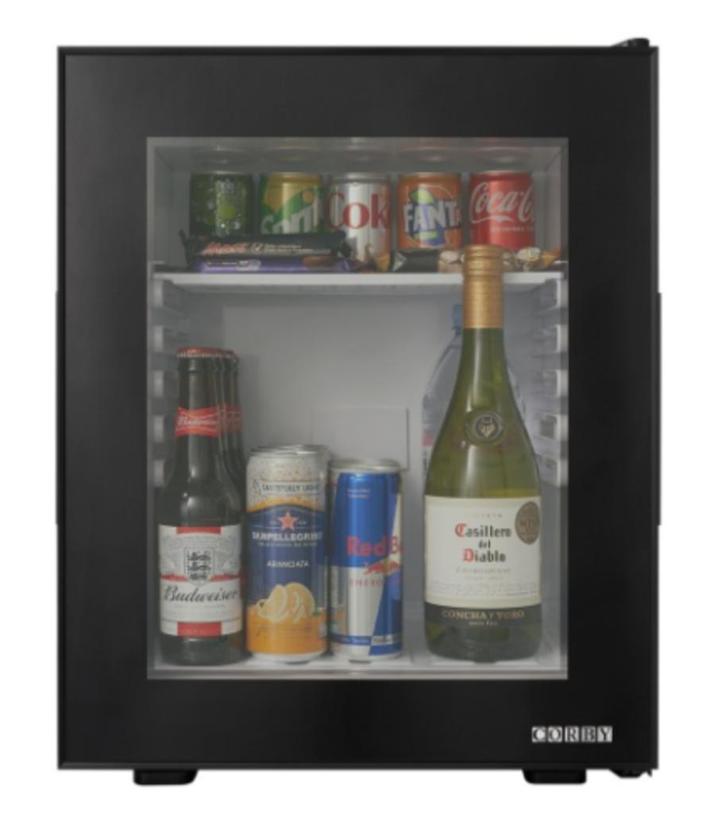 Minibar 20 Liter met glazen deur., Caravans en Kamperen, Koelboxen, Nieuw, Ophalen