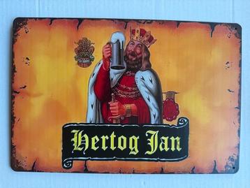 Hertog Jan Wandbord Metaal bord 30 bij 20 beschikbaar voor biedingen