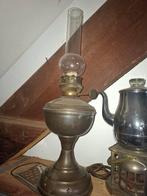 Antieke olielamp vintage, Ophalen of Verzenden, Koper of Brons