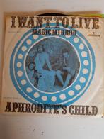 Aphrodites child 7inch i want to live, Cd's en Dvd's, Vinyl Singles, Ophalen of Verzenden, Zo goed als nieuw, Pop