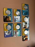 7 coincards Nederland, Postzegels en Munten, Setje, Koningin Beatrix, Zilver, Euro's