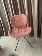 Roze velvet stoel - {what is hip - zuiver}, Huis en Inrichting, Bureaustoelen, Ophalen, Nieuw, Roze, Bureaustoel