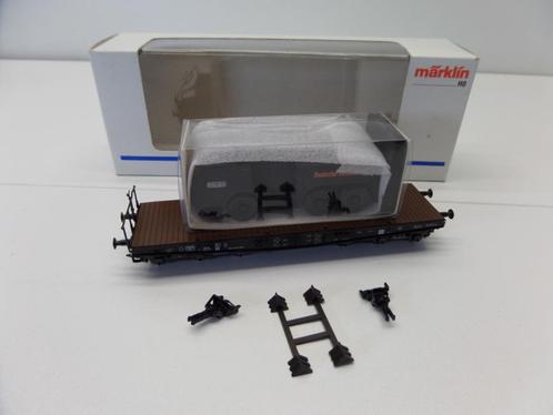 Marklin Märklin 4866 H0 Zwaarlastwagen met Kaelbe truck DR, Hobby en Vrije tijd, Modeltreinen | H0, Zo goed als nieuw, Wagon, Wisselstroom