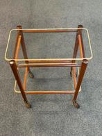 Vintage trolley, Huis en Inrichting, Tafels | Sidetables, Gebruikt, 50 tot 100 cm, Ophalen of Verzenden, 25 tot 50 cm
