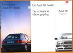 (540) Audi 80 Avant 1993. Foldermap cpl.  In nieuwstaat!, Audi, Ophalen of Verzenden, Zo goed als nieuw