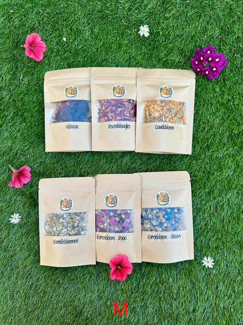100% Natuurlijk – gedroogde bloemen voor Knaagdier en vogel, Dieren en Toebehoren, Dierenvoeding, Knaagdier of Konijn, Ophalen of Verzenden