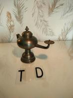 Antieke Tinnen Olielamp, Antiek en Kunst, Ophalen of Verzenden