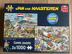Jan van Haasteren 2 x 1000 st Verkeerschaos & Ter land, zee, Ophalen of Verzenden, Zo goed als nieuw