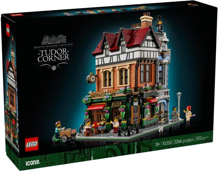 LEGO Icons Hoekpand in Tudorstijl 10350 Nieuw, Kinderen en Baby's, Speelgoed | Duplo en Lego, Nieuw, Lego, Ophalen of Verzenden