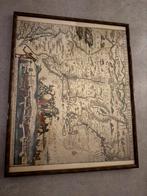 Oude landkaart print van Hugo Allard, Voor 1800, Ophalen of Verzenden, Nederland, Hugo Allard