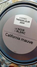 Le Noir & Blanc California Mauve Muurverf 2,5L, Doe-het-zelf en Verbouw, Verf, Beits en Lak, Gebruikt, Paars, Ophalen of Verzenden