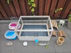 Complete set voor een of twee cavia's, Dieren en Toebehoren, Knaagdieren en Konijnen | Hokken en Kooien, Kooi, Zo goed als nieuw