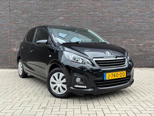 Peugeot 108 1.0 E-vti 72pk 5D 2020 Zwart Airco Elec ramen, Auto's, Peugeot, Bedrijf, ABS, Airbags, Airconditioning, Bluetooth