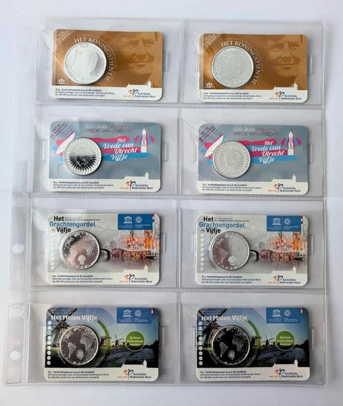 Herdenkingsmunten in coincard BU, Postzegels en Munten, Munten | Nederland, Losse munt, Euro's, Verzenden