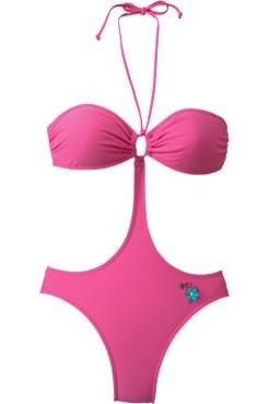 ZIGGA badpak NIEUW maat 42 semibiki / zwempak, Nieuw, Badpak, Ophalen of Verzenden, Roze