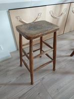 Vintage hoge kruk, Ophalen of Verzenden, Zo goed als nieuw, Hout