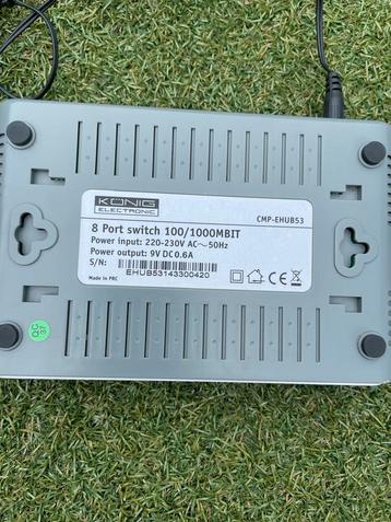 König Gigabit Switch - 8 Poorten beschikbaar voor biedingen