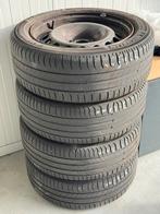 Michelin zomerbanden + stalen velgen 4x108 Peugeot / Citroen, Auto-onderdelen, Ophalen, Gebruikt, 16 inch, Banden en Velgen