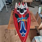 radiografisch speedboot, met 3 watergekoelde electromotoren, Hobby en Vrije tijd, Modelbouw | Boten en Schepen, Ophalen, Zo goed als nieuw