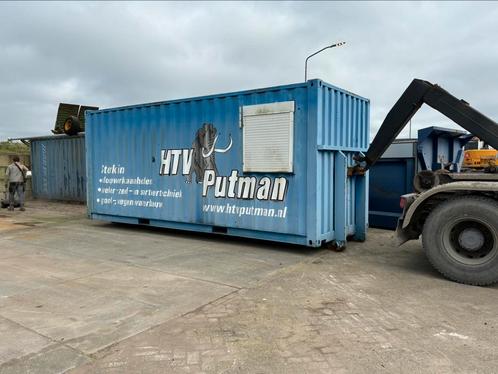 Combi container met haakarmslede.  Kantine, wc, opslag, Zakelijke goederen, Machines en Bouw | Keten en Containers, Ophalen of Verzenden