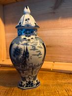 Delfts Blauw Vaas met Deksel, Ophalen of Verzenden