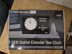 OER Dementie klok wit 10inch, Ophalen of Verzenden, Zo goed als nieuw, Digitaal, Staande klok
