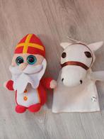 Sinterklaas en Paard Handpoppen Set, Kinderen en Baby's, Speelgoed | Knuffels en Pluche, Ophalen of Verzenden, Zo goed als nieuw