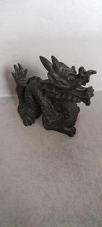 Houten Chinese Draak Beeld, Antiek en Kunst, Ophalen of Verzenden