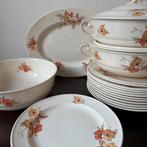 Compleet Petrus Regout Boudewijn 6 Persoons Servies Oranje, Ophalen
