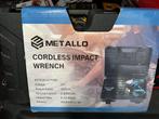 Metallo Cordless Impact Wrench Slagmoersleutel, Doe-het-zelf en Verbouw, Gereedschap | Handgereedschap, Ophalen of Verzenden, Zo goed als nieuw