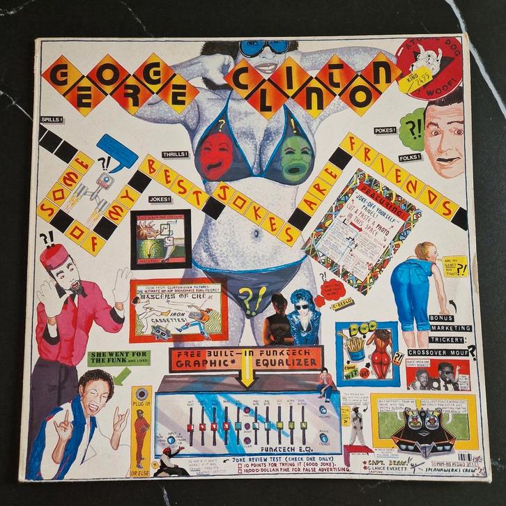 George Clinton - Some of My Best Jokes Are Friends LP, Cd's en Dvd's, Vinyl | Overige Vinyl, Gebruikt, 12 inch, Ophalen of Verzenden