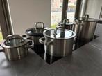 5 dlg pannenset MA Cook Senna S8 plus. Kan ook p stuk., Huis en Inrichting, Keuken | Potten en Pannen, Pannenset, Ophalen of Verzenden