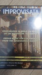 Cd en DVD orgel: Improvisata, Willem Twillert Dick Sanderman, Koren of Klassiek, Zo goed als nieuw, Ophalen