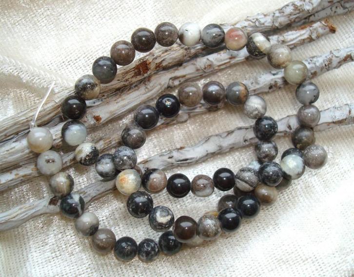 Snoer flower amazoniet 6 mm., Hobby en Vrije tijd, Kralen en Sieraden maken, Nieuw, Kraal, Ophalen of Verzenden