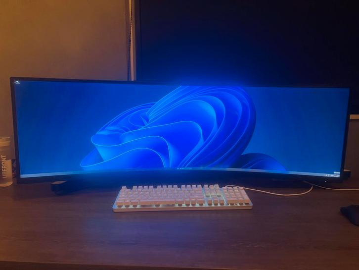 Agon AOC AG493UCX - QHD Curved Ultrawide Gaming Monitor 49i, Computers en Software, Monitoren, Zo goed als nieuw, 101 t/m 150 Hz