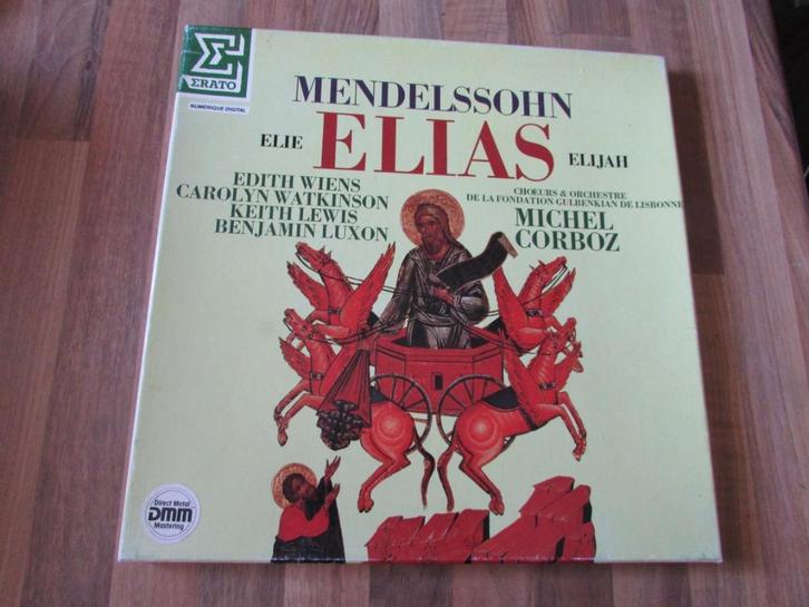 MENDELSSOHN ELIE - ELIAS- ELIJAH, 3 LP'S, Cd's en Dvd's, Vinyl | Klassiek, Gebruikt, Romantiek, Kamermuziek, 12 inch, Ophalen of Verzenden