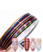 30x Striping Tape Nagel Decoratie, Overige kleuren, ., Nieuw, Ophalen of Verzenden
