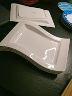 Wave van Villeroy en Boch, Gebruikt, Ophalen of Verzenden, Bord(en), Effen