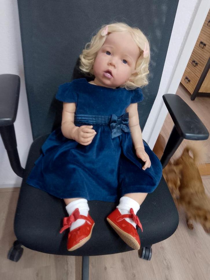 reborn todler  70 cm, Verzamelen, Poppen, Ophalen of Verzenden
