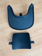 Stokke Dienblad & Rugsteun - Zwart, Kinderen en Baby's, Kinderstoelen, Ophalen, Zo goed als nieuw, Meegroeistoel, Afneembaar eetblad