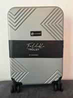 Norländer Opvouwbare Trolley - Zilver, Sieraden, Tassen en Uiterlijk, Koffers, Wieltjes, Hard kunststof, Nieuw, Minder dan 50 cm