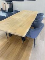 Eiken Boomstamtafel - 275cm - Uitverkoop!, Huis en Inrichting, 100 tot 150 cm, Eikenhout, Vijf personen of meer, Rechthoekig