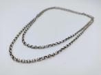 Zilveren jasseronketting, 103 cm., Sieraden, Tassen en Uiterlijk, Antieke sieraden, Verzenden, Zilver, Ketting