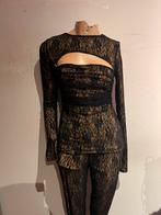 UNIQUE set met kant maat m origineel zgan, Kleding | Dames, Maat 38/40 (M), Beige, Ophalen of Verzenden, V