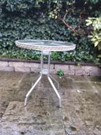 Tuintafel - Ideaal voor balkon of terras!, Ophalen, Gebruikt, Rond, Metaal