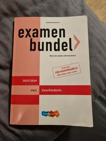 Examenbundel geschiedenis VWO beschikbaar voor biedingen